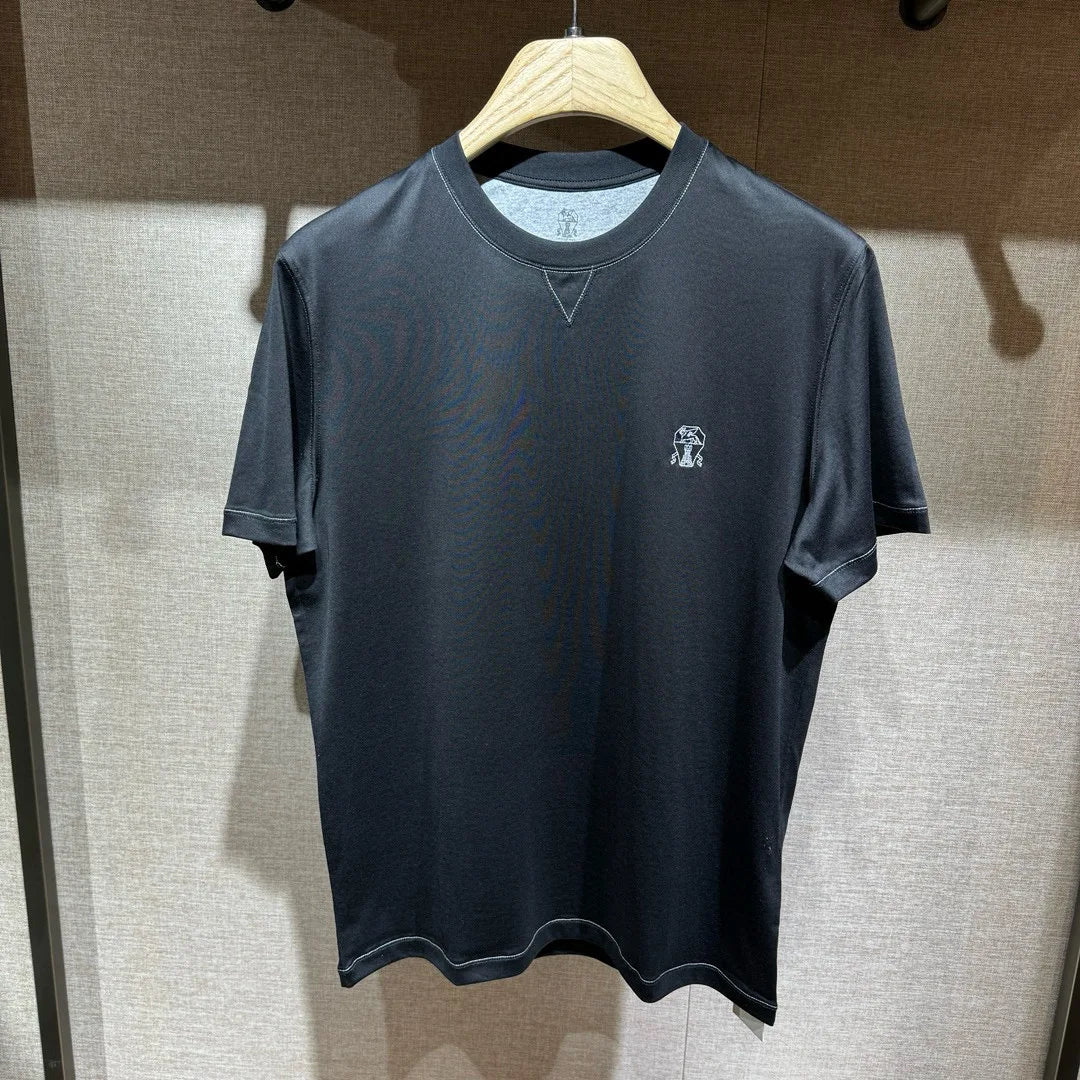Italy BC men's summer new cotton fabric fashion versatile casual, bottoming shirt short-sleeved T-shirt