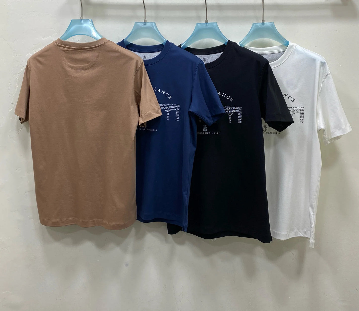 Italian BC men's clothing, summer new long-staple cotton breathable simple fashion casual round neck short-sleeved T-shirt