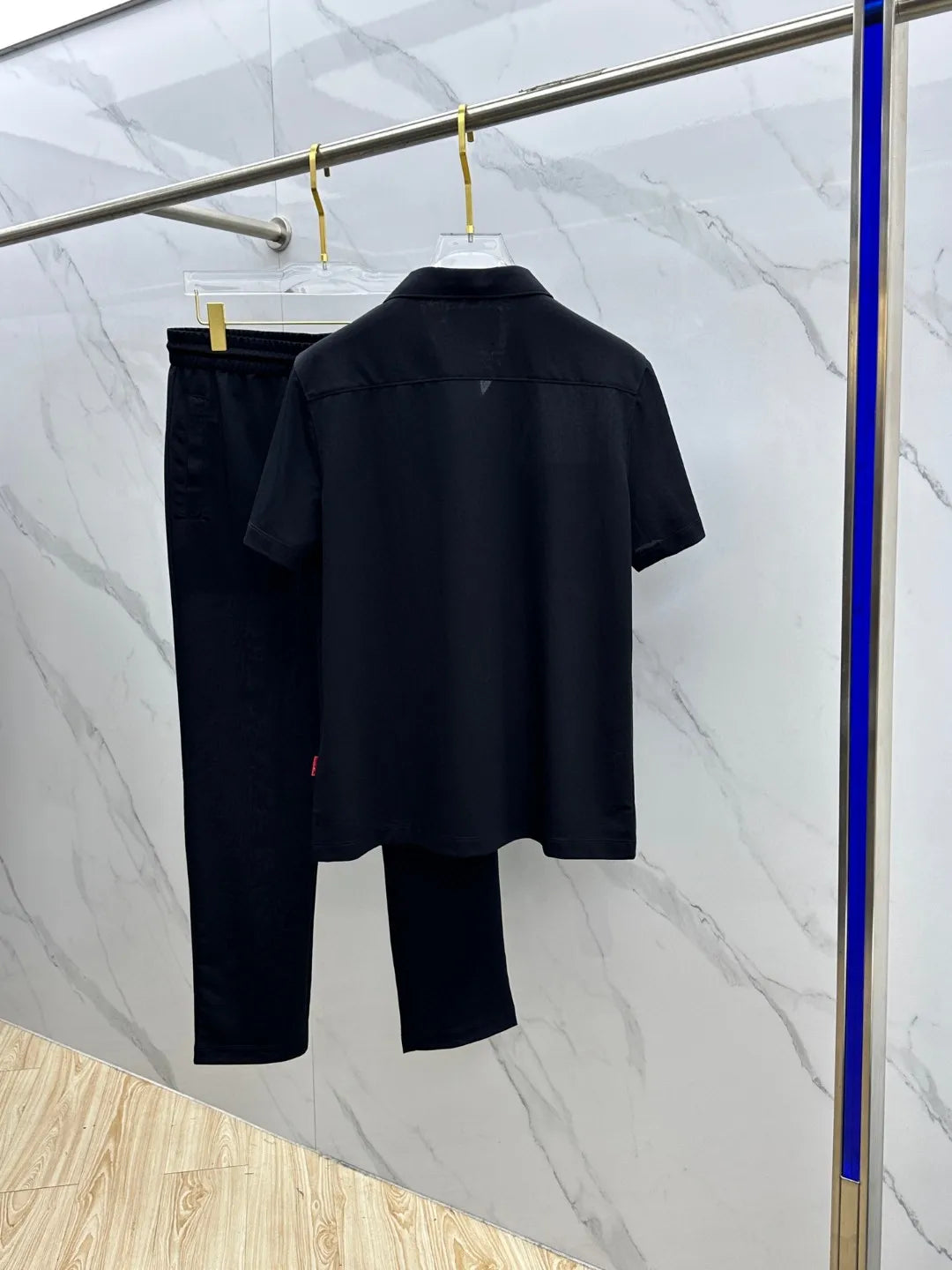Italian kiton European and American light luxury men's clothing 25 summer lapel shirt jacket straight elastic pants casual suit