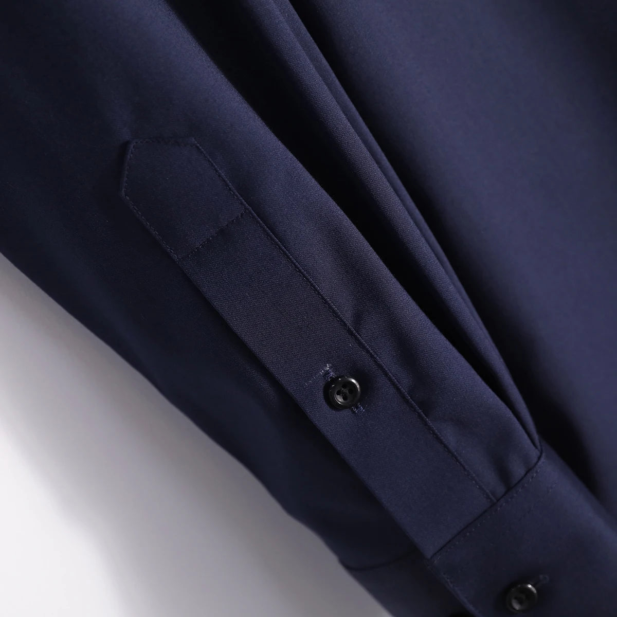 Italian luxury, spring new men's light business drape anti-wrinkle elastic long-sleeved shirt bottoming top