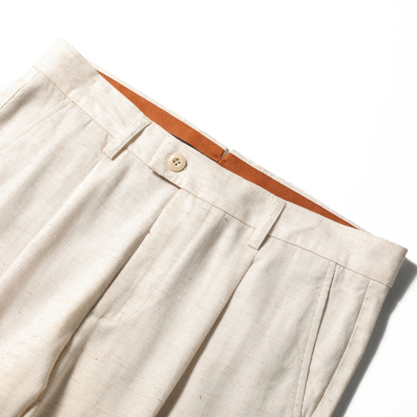 ZZ spring and summer new business casual cool tencel linen blend trousers