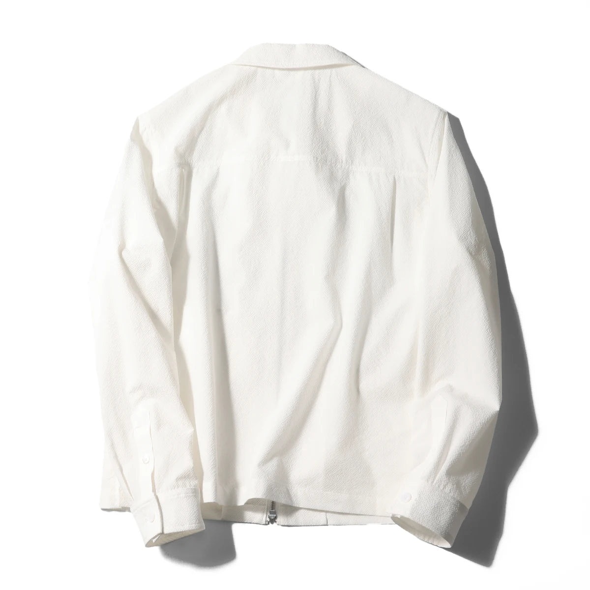 2025 spring and summer new men's high sense business casual breathable seersucker shirt lapel jacket jacket