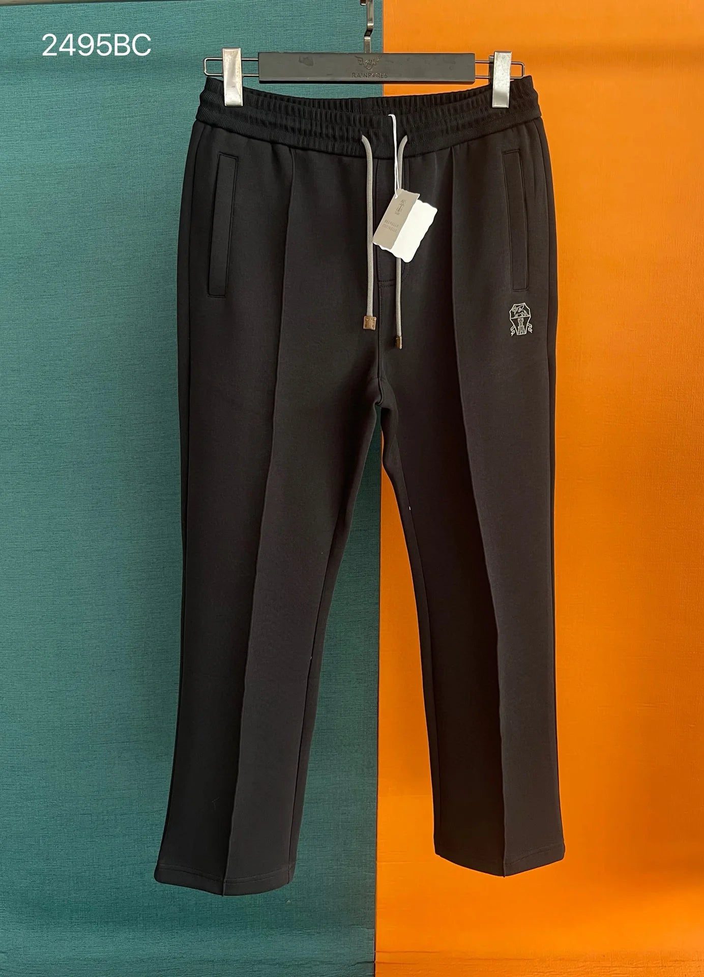 Italy BC old money style men's summer new Tencel space cotton sweatpants solid color business casual pants
