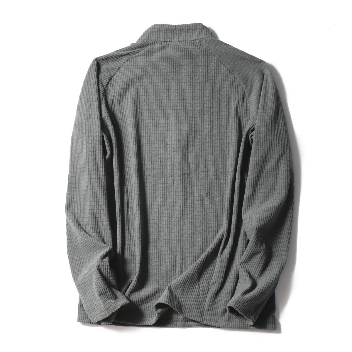 Spring and Autumn New Urban Outdoor Men's Long Sleeve T-Shirt Winter Fleece Bottom Shirt Top