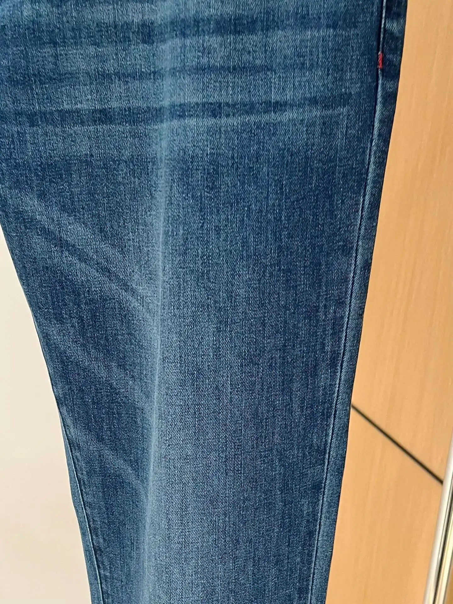 25 spring and summer new Italian kiton chiton solid color fashionable versatile slim-fitting small feet men's casual jeans