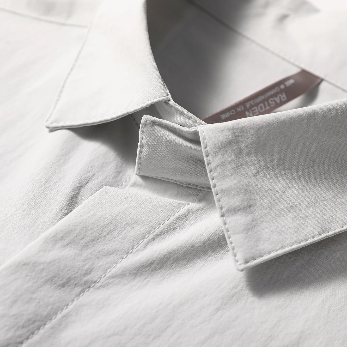 2025 summer new men's business and leisure outdoor quick-drying breathable high-elastic shirt light and thin long-sleeved shirt