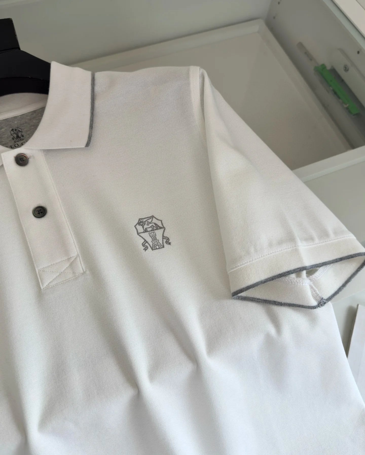 Italy BC 25 summer new Italian two-button contrasting color fashion casual old money wind short-sleeved polo shirt
