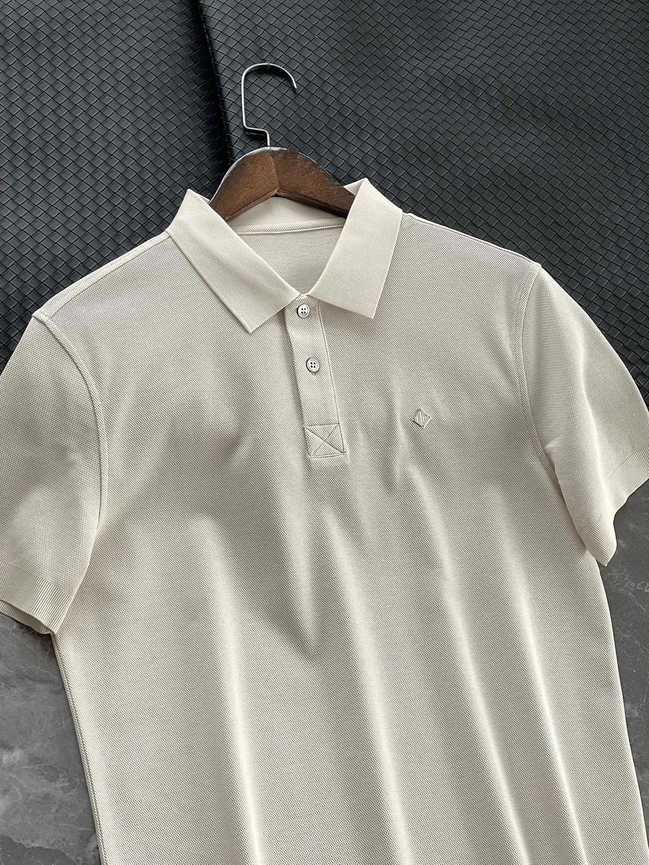 Summer, light luxury business commute casual lapel short-sleeved T-shirt polo shirt