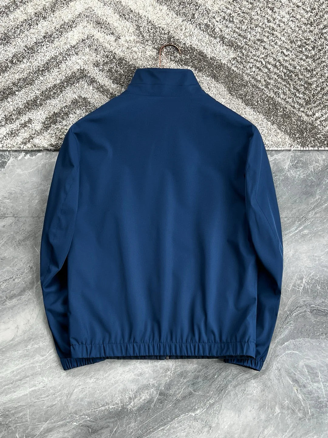Italian LP men's early spring new fashion casual double-sided windproof wool stand-up collar jacket
