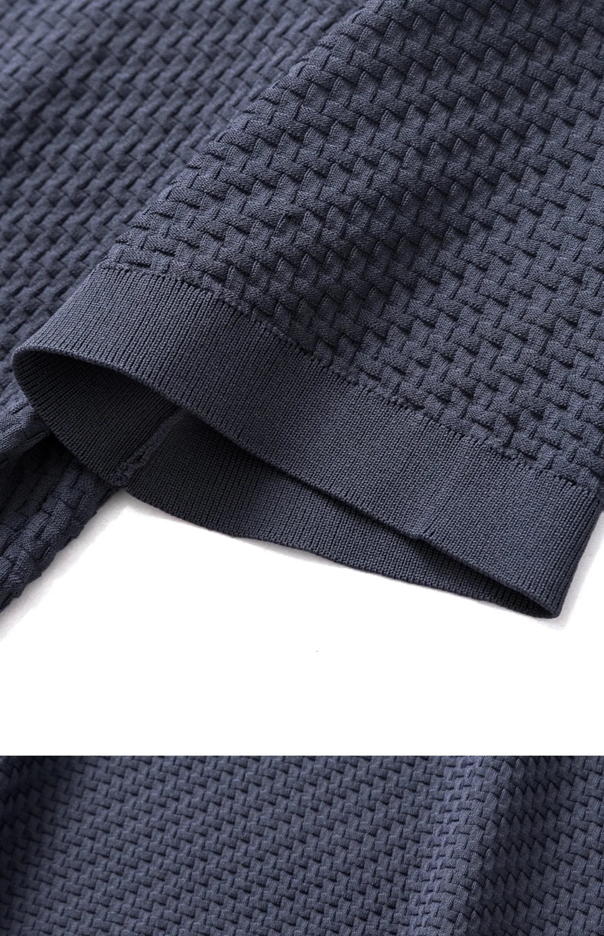 2025 summer new high-end business casual elastic breathable cool short-sleeved polo shirt