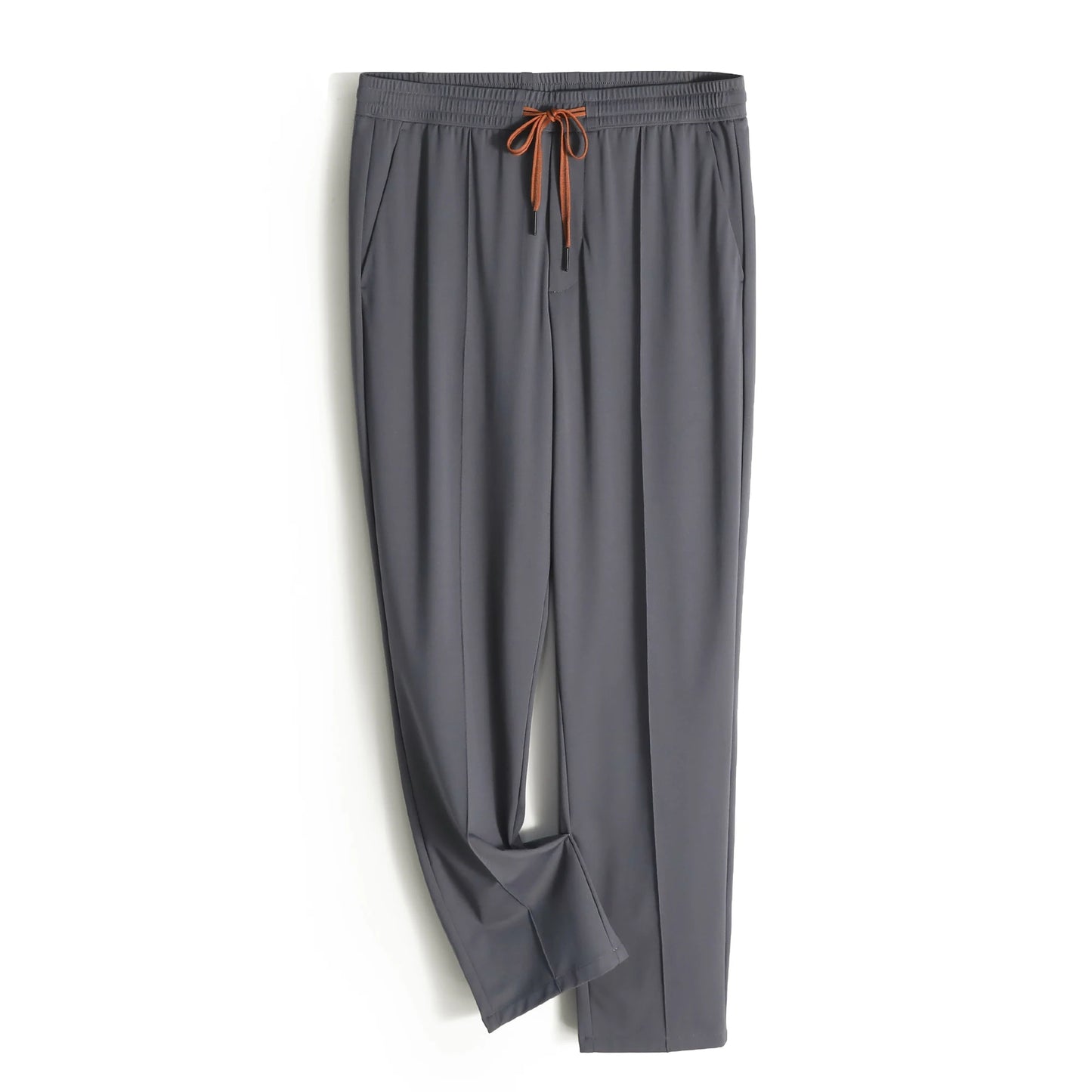 Italian luxury ZZ series 2025 spring and summer new men's high-end cool mulberry silk Tencel blend trousers