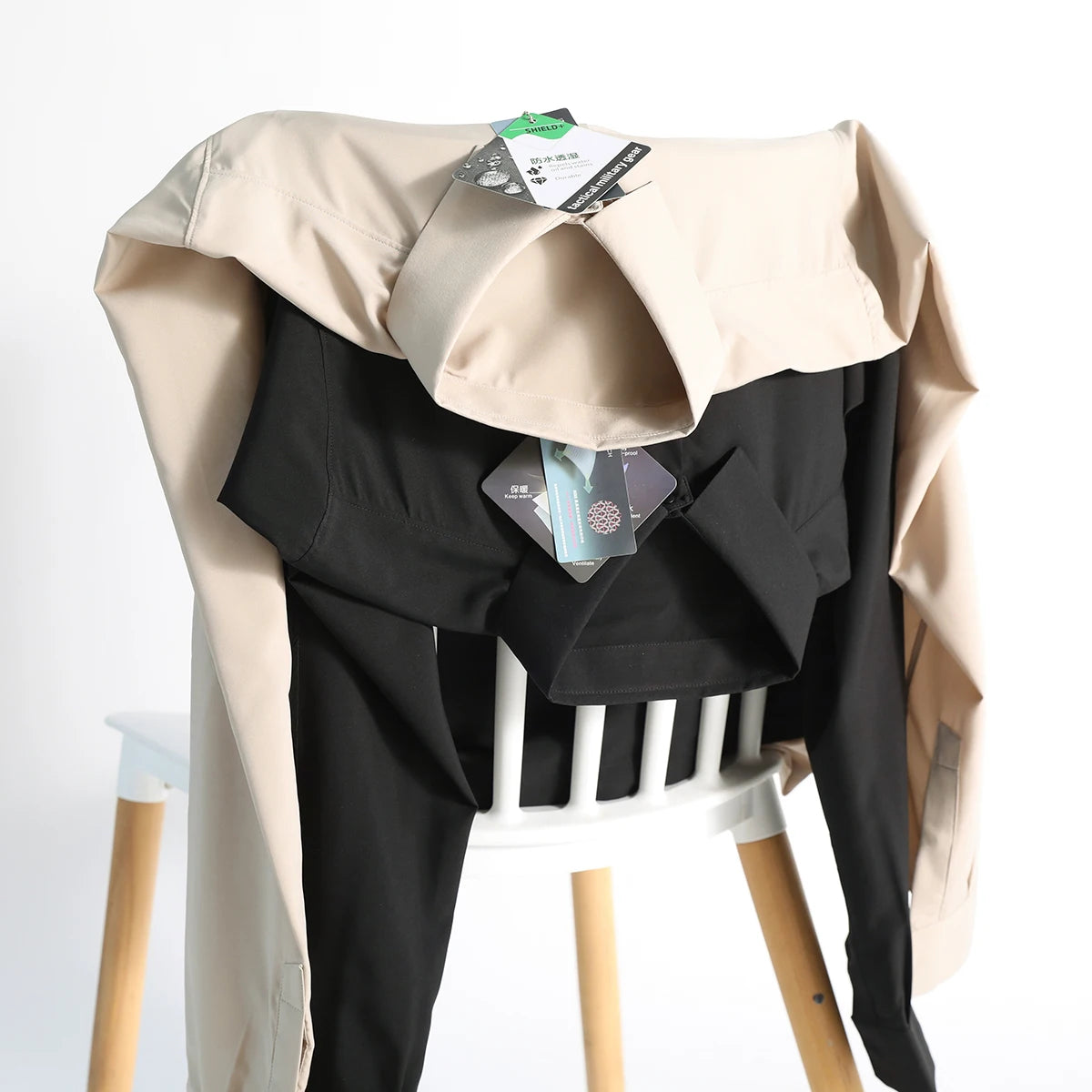 Outdoor 2024 spring and summer new waterproof breathable elastic sunscreen long-sleeved shirt