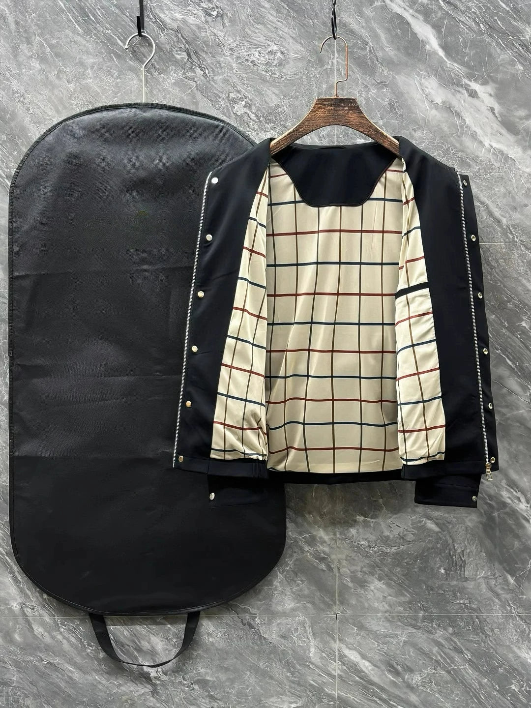 Italian LP old money style men's spring new woven trench coat simple fashion casual old money style jacket