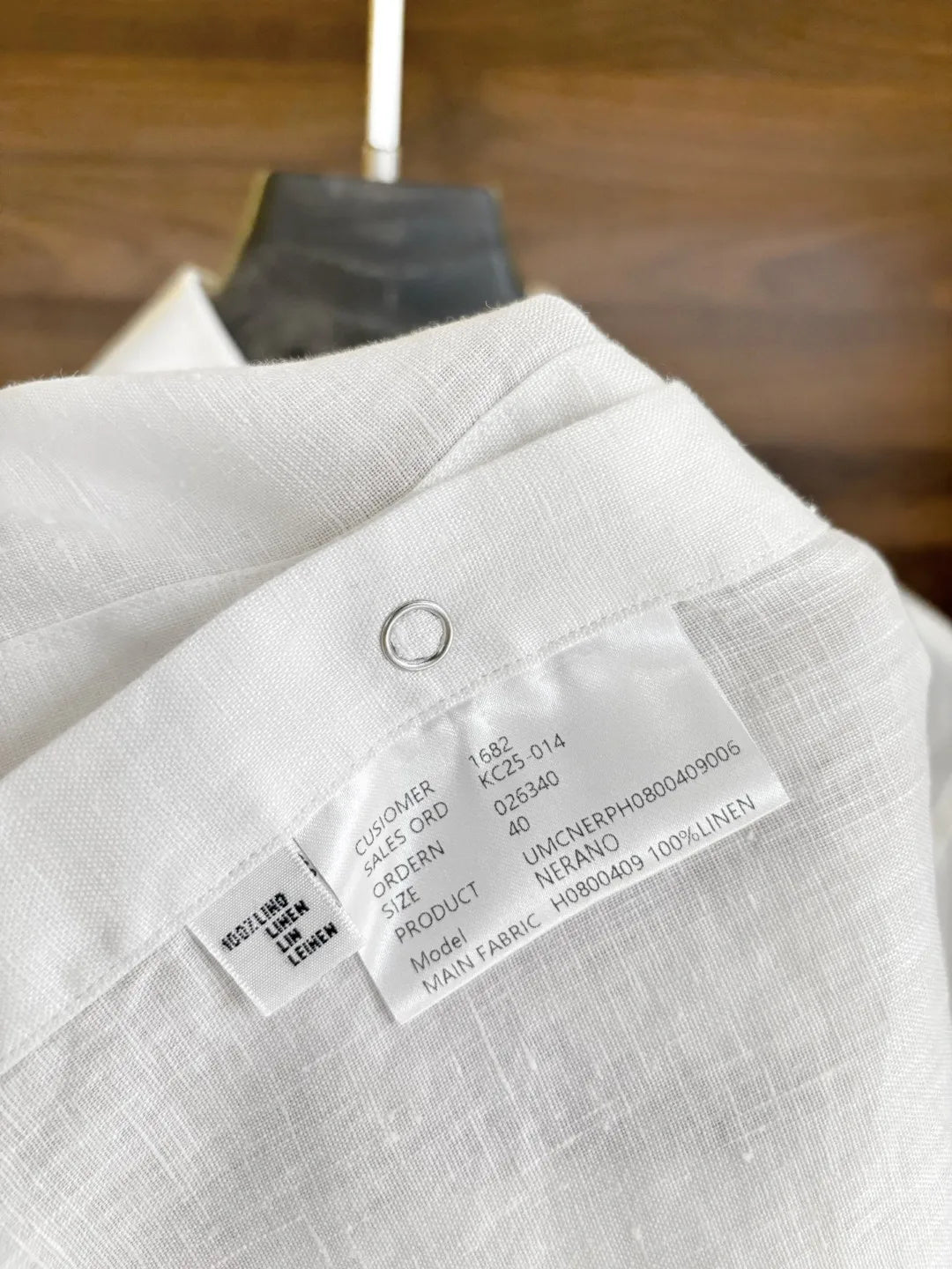 Italian Kiton European and American light luxury men's clothing 25 summer linen casual elegant short sleeved shirt
