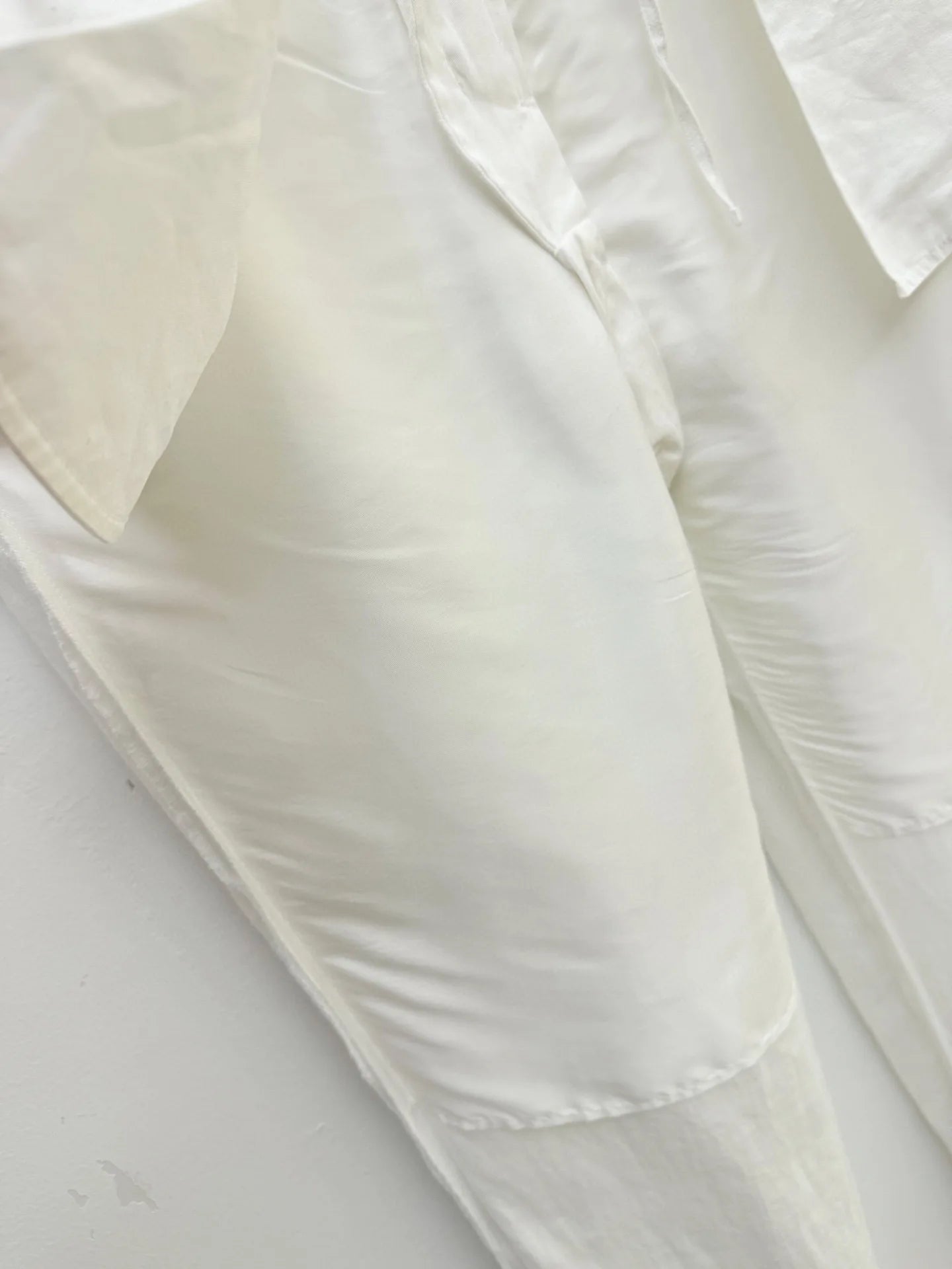 High quality, old money style 100% linen, elastic waist fashion loose straight linen casual trousers