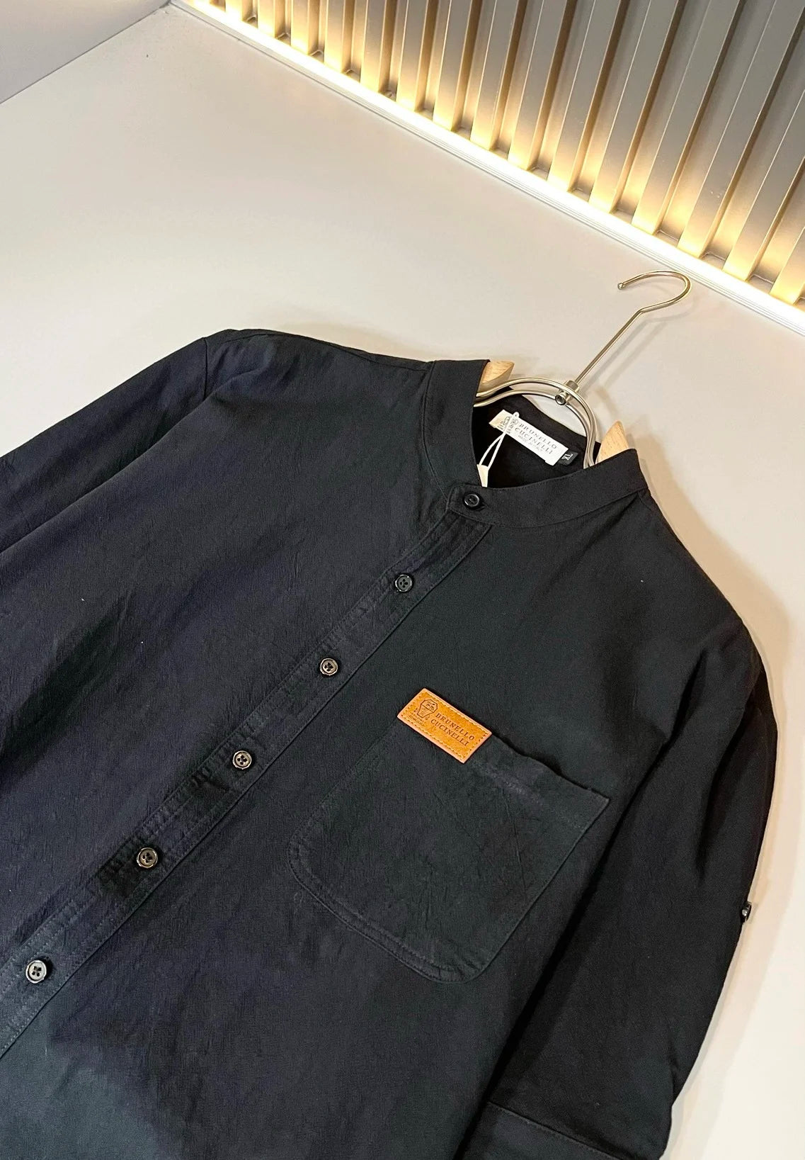 BC old money style men's clothing 24 autumn new solid color simple and versatile fashion business casual short-sleeved shirt