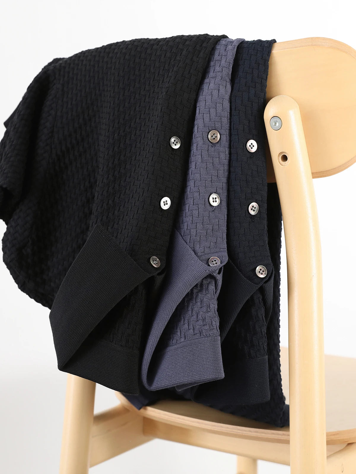 2025 summer new high-end business casual elastic breathable cool short-sleeved polo shirt