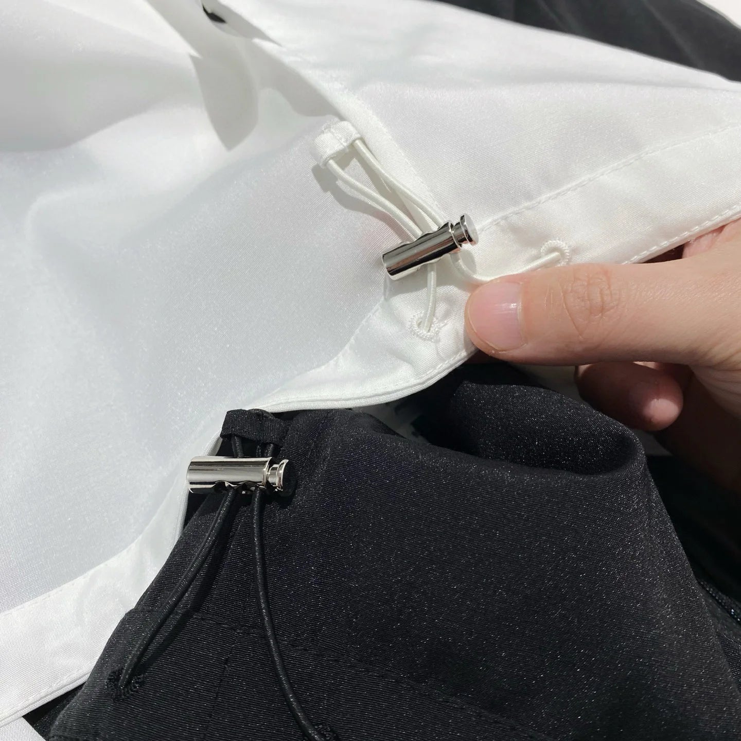 Simple and elegant premium light and breathable ultra-thin wool lyocell hooded sunscreen jacket jacket
