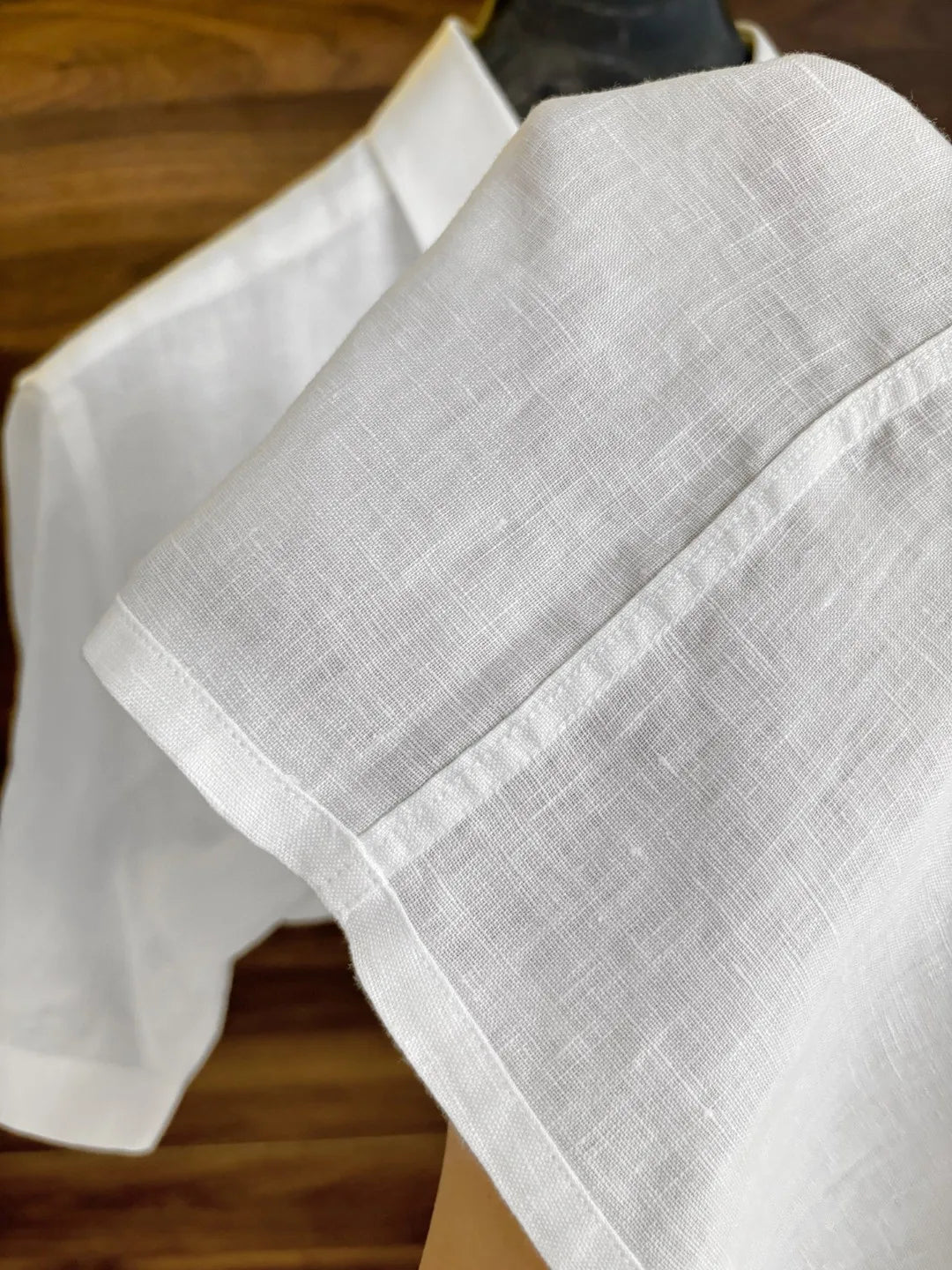Italian Kiton European and American light luxury men's clothing 25 summer linen casual elegant short sleeved shirt