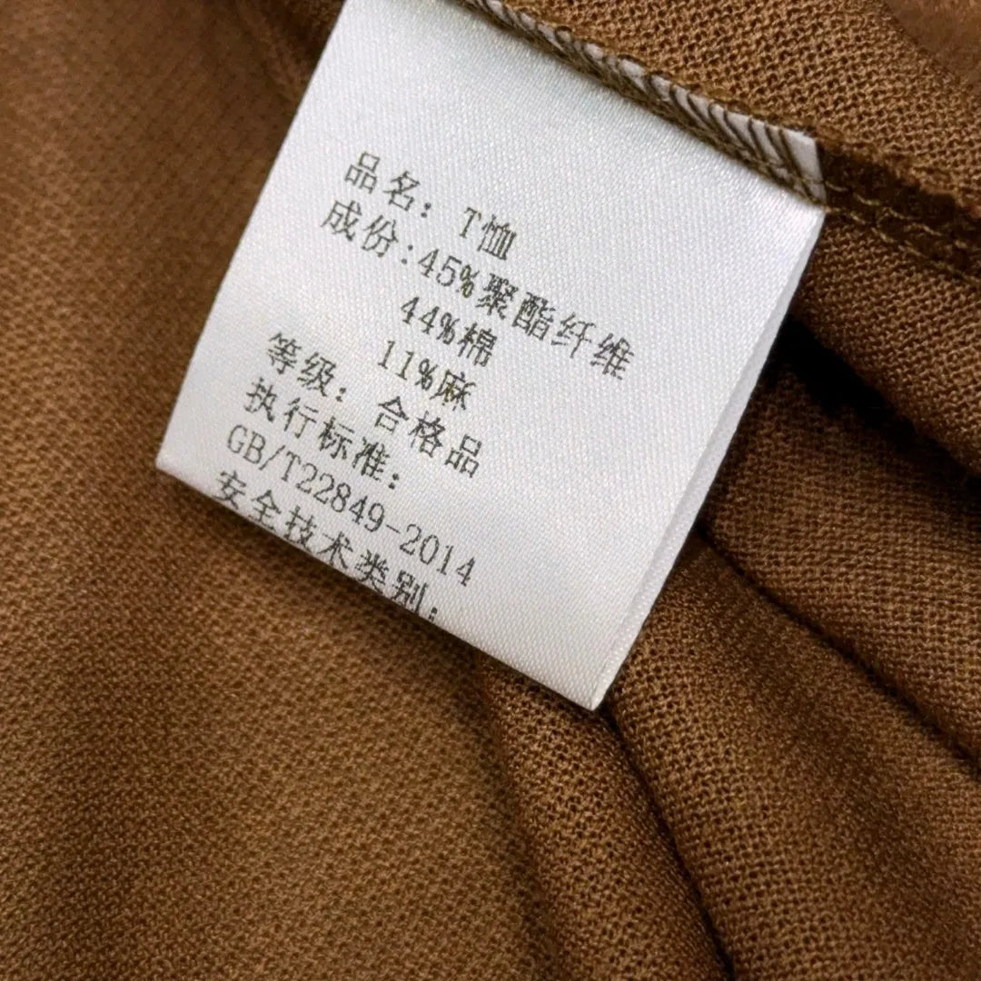 LP old money style light luxury summer cotton mixed linen lapel half zipper short sleeved minimalist business casual polo shirt