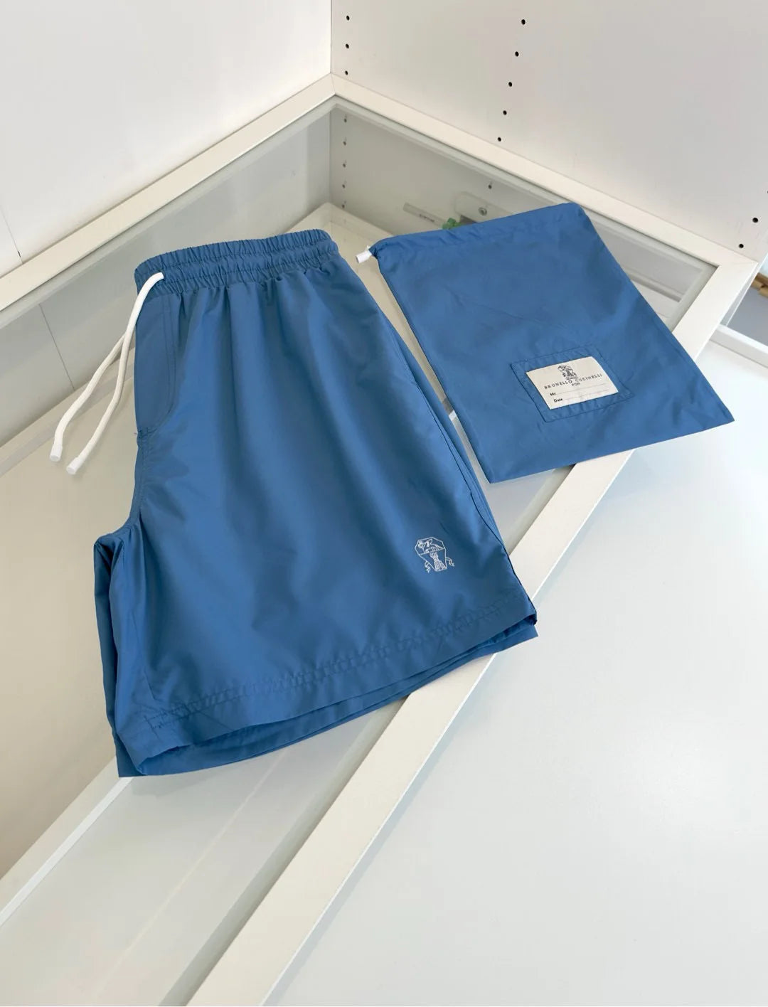 Italy BC men's summer new quick-drying breathable fashion casual old money style convenient gift bag casual beach shorts