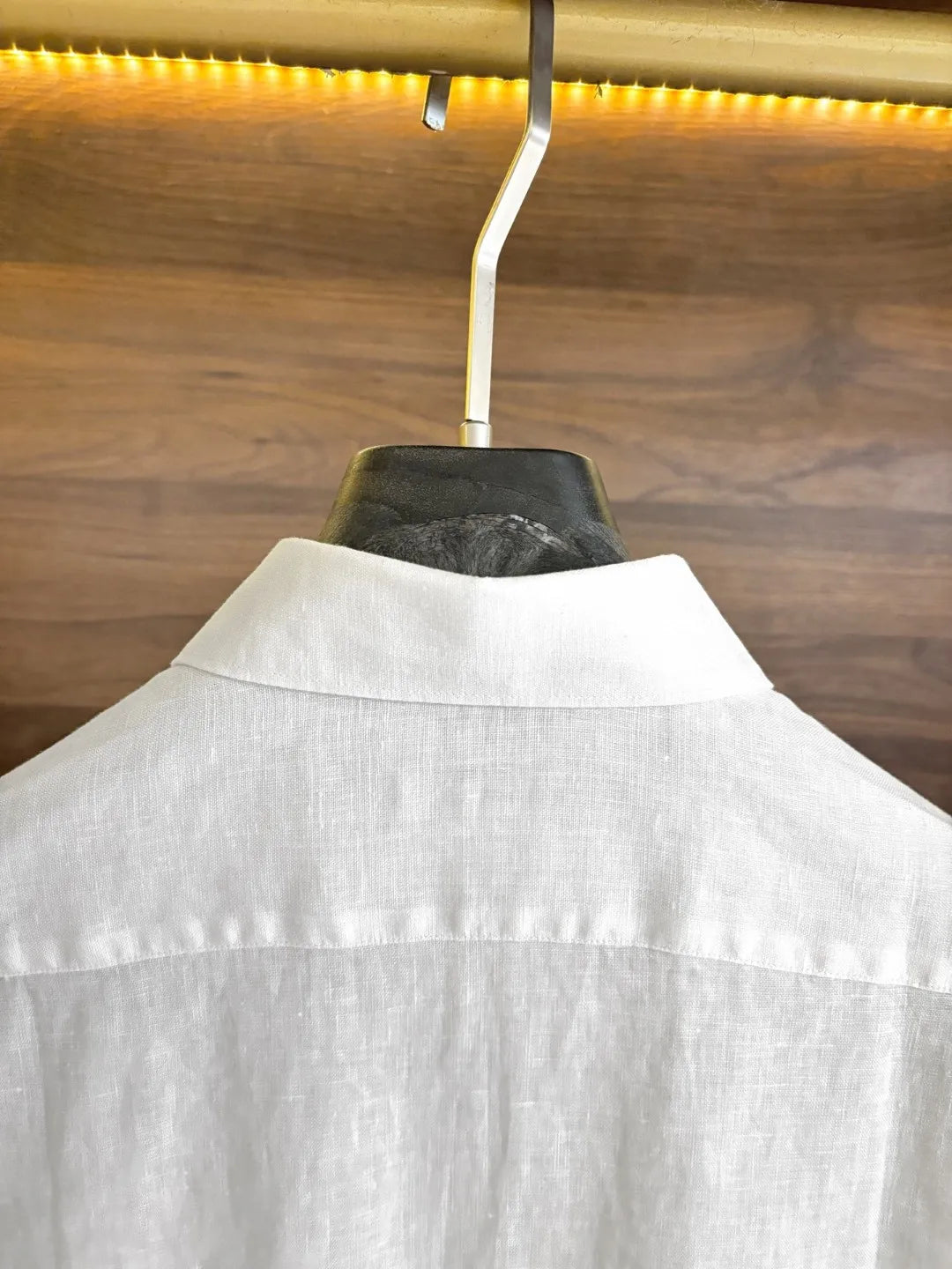 Italian Kiton European and American light luxury men's clothing 25 summer linen casual elegant short sleeved shirt