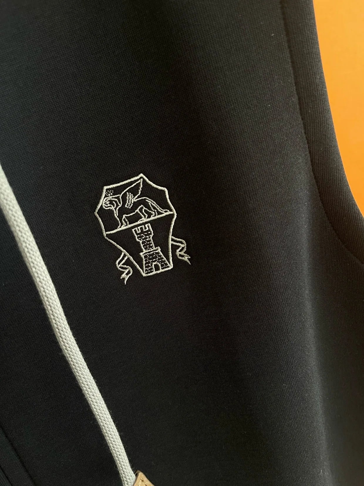 Italy BC old money style men's clothing autumn and winter new Tencel space cotton fabric business leisure hooded vest jacket