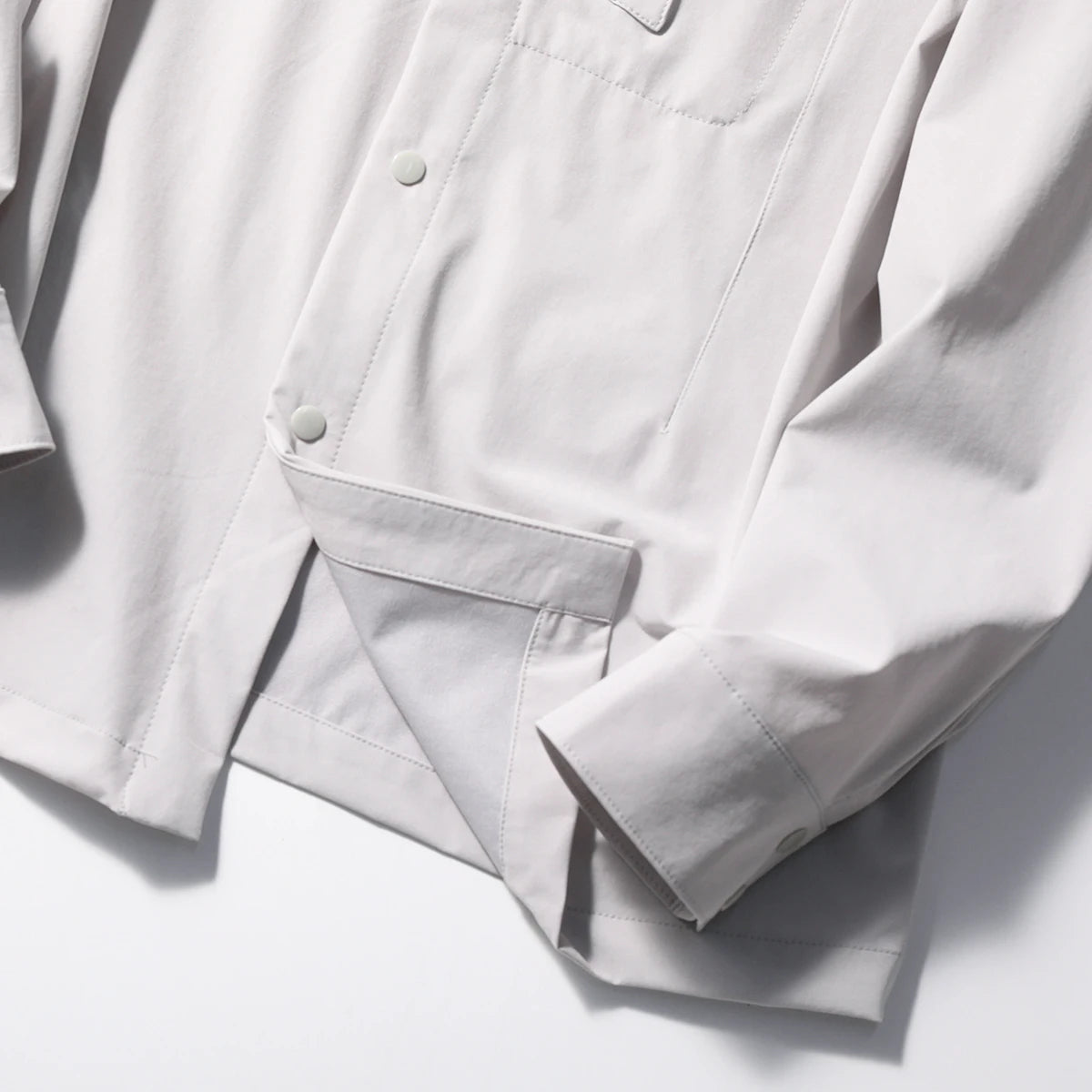 Spring and summer new men's leisure urban functional wind outdoor long-sleeved shirt breathable four-sided elastic shirt