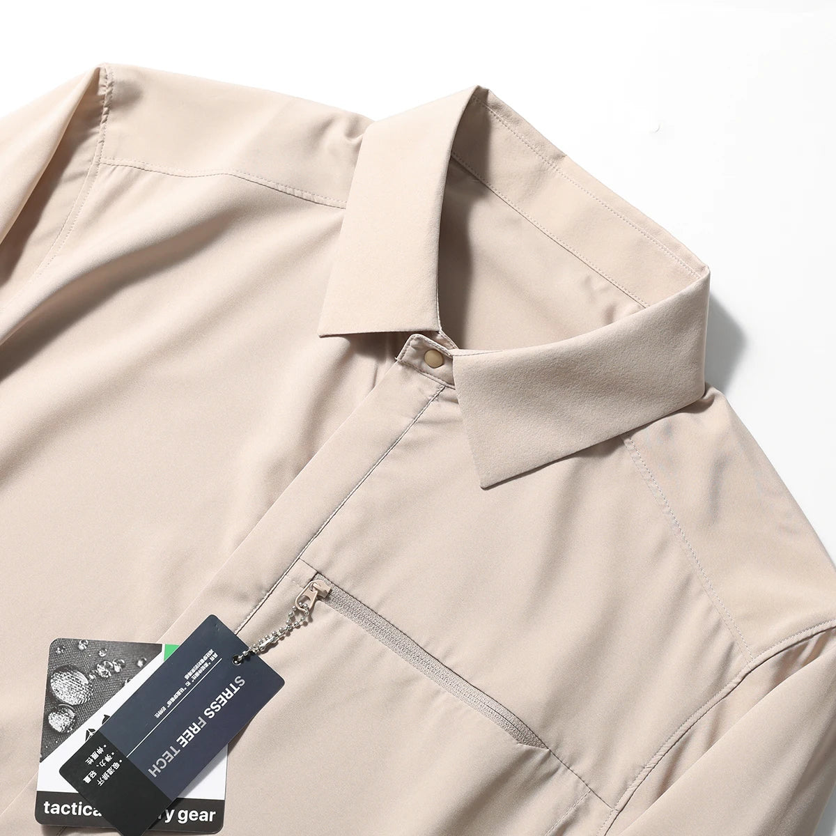Outdoor 2024 spring and summer new waterproof breathable elastic sunscreen long-sleeved shirt