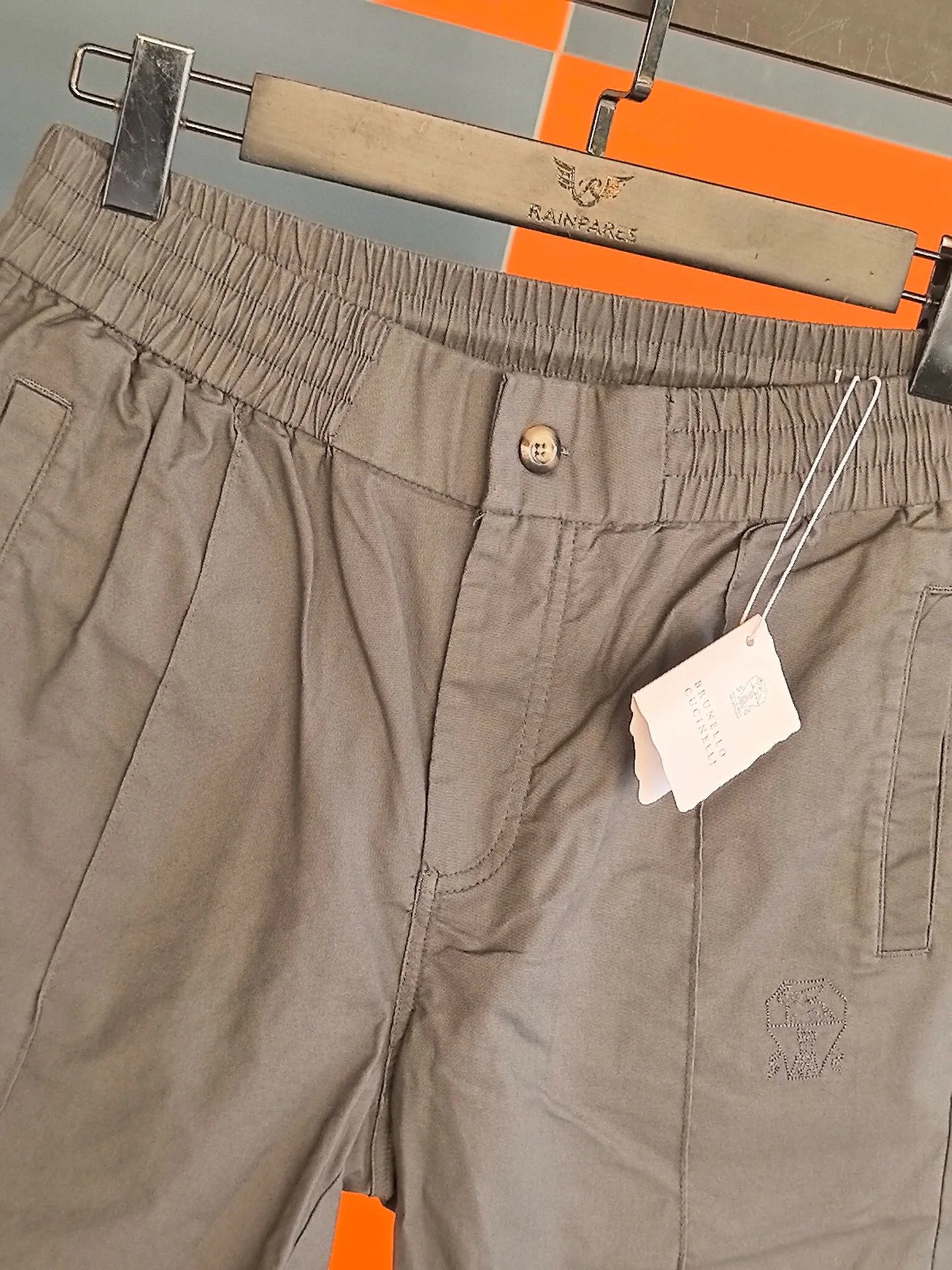 Italy BC men's clothing 25 summer new linen cotton breathable versatile fashion casual old money wind five-point shorts