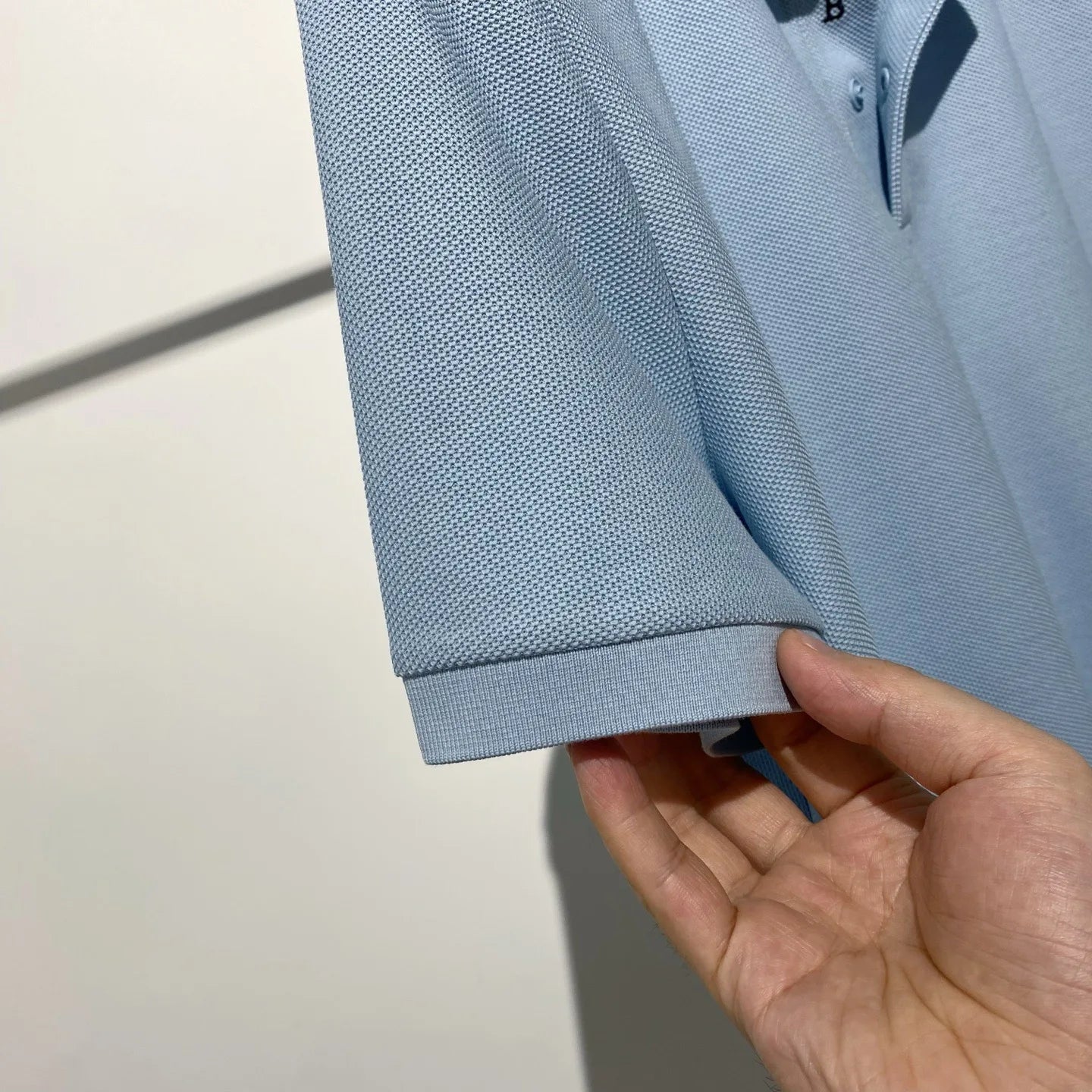 High-end quality, American horse cotton business casual lapel short-sleeved T-shirt polo shirt