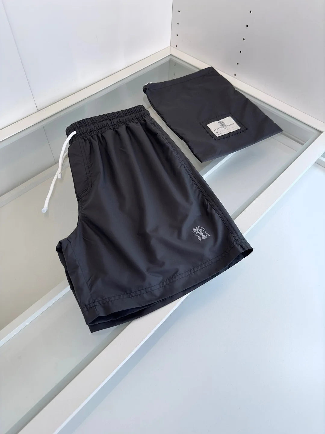 Italy BC men's summer new quick-drying breathable fashion casual old money style convenient gift bag casual beach shorts