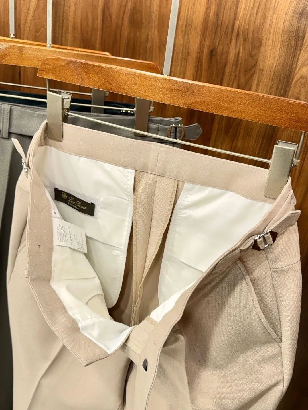 LP old money wind wool mixed tencel business casual straight pants