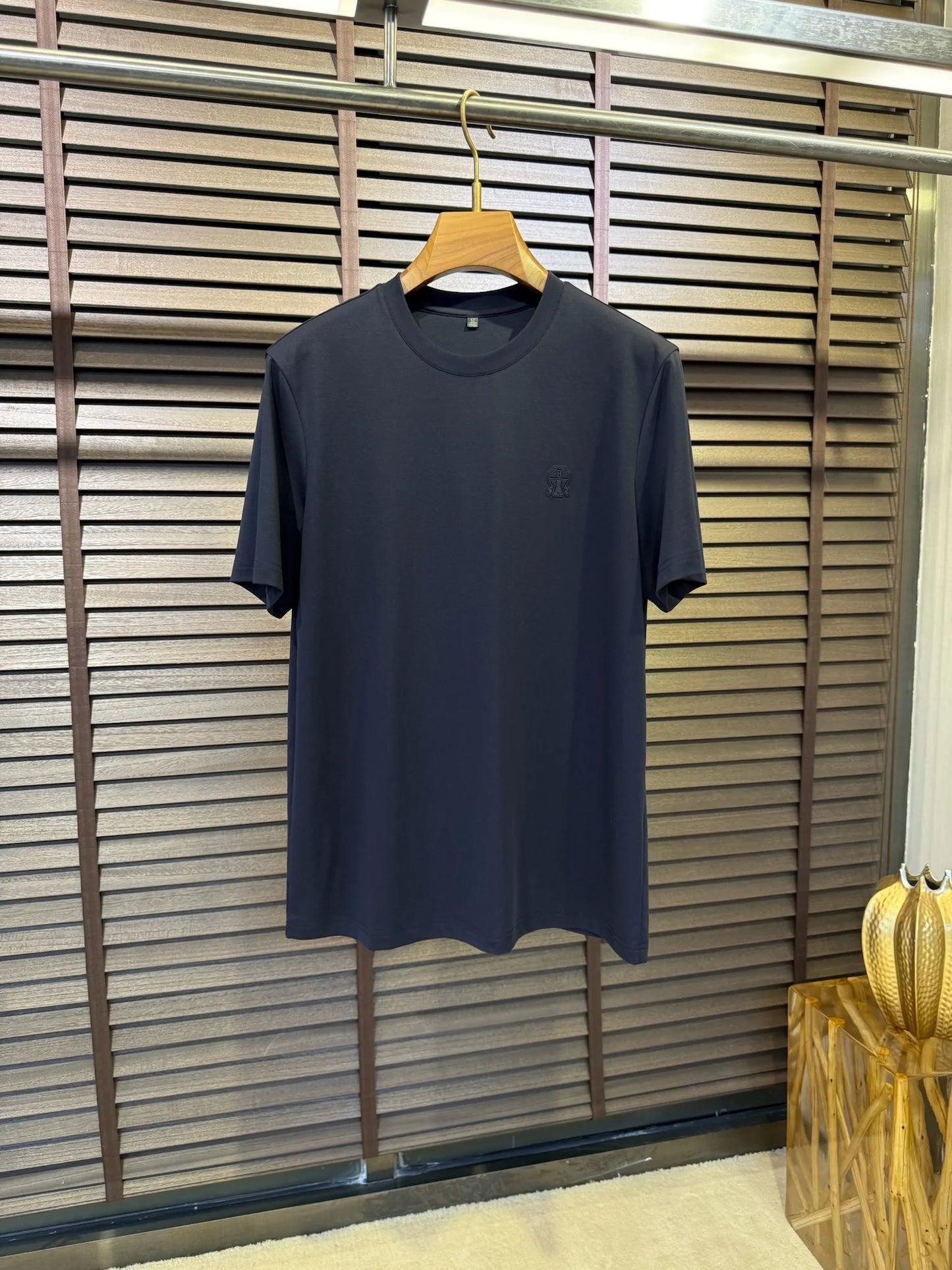 BC Men's Summer New Modal Spandex Breathable Solid Color Fashion Casual Old Money Wind Short Sleeve T-Shirt