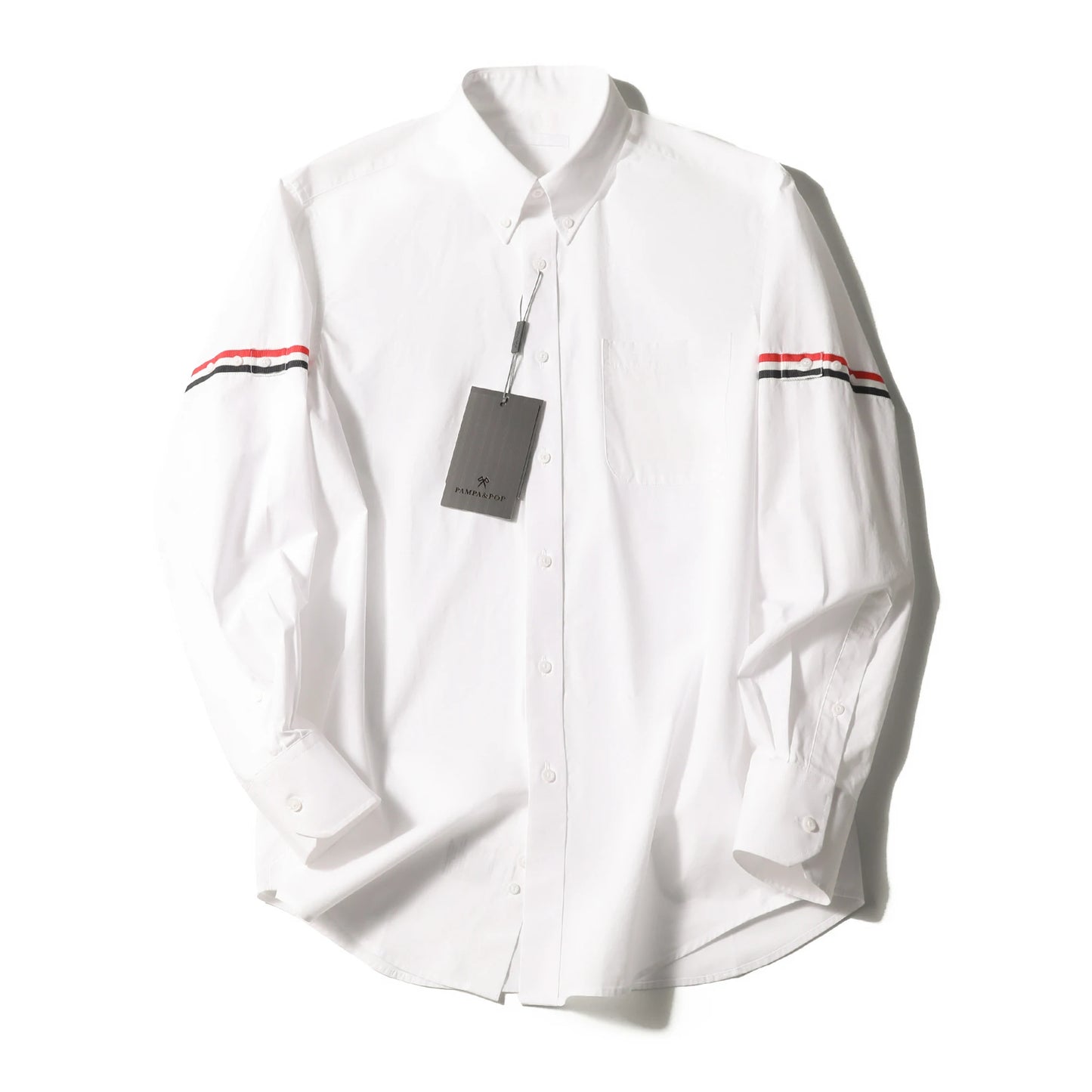 2025 spring new men's light luxury old money style business casual long-sleeved shirt 100% cotton breathable shirt