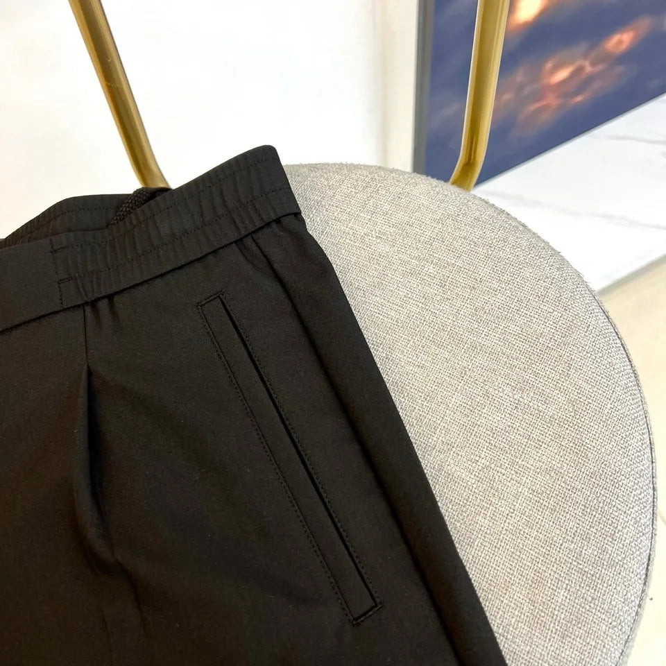 25 summer new kiton chiton men's solid color straight pants solid color simple fashion versatile casual pants trousers