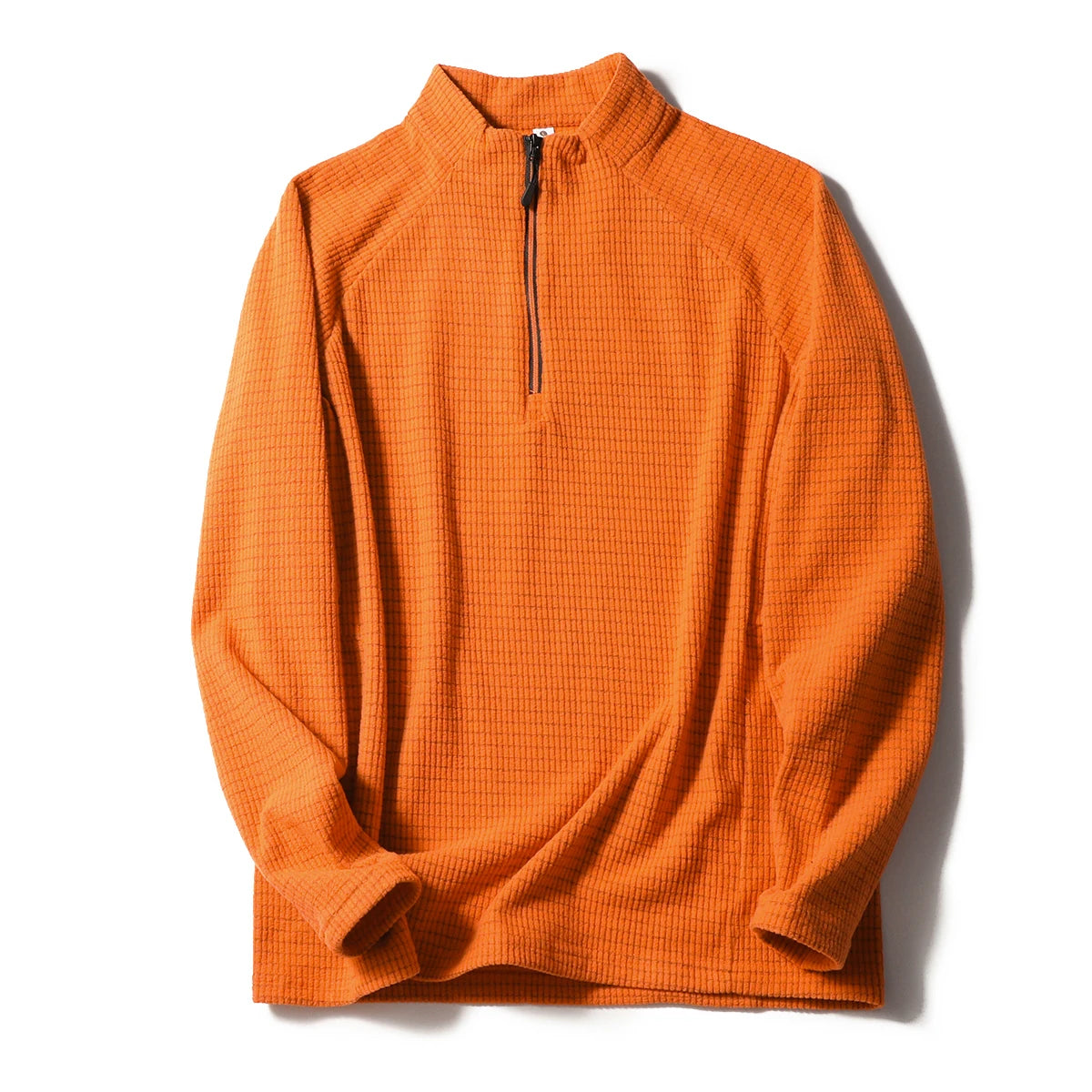 Spring and Autumn New Urban Outdoor Men's Long Sleeve T-Shirt Winter Fleece Bottom Shirt Top