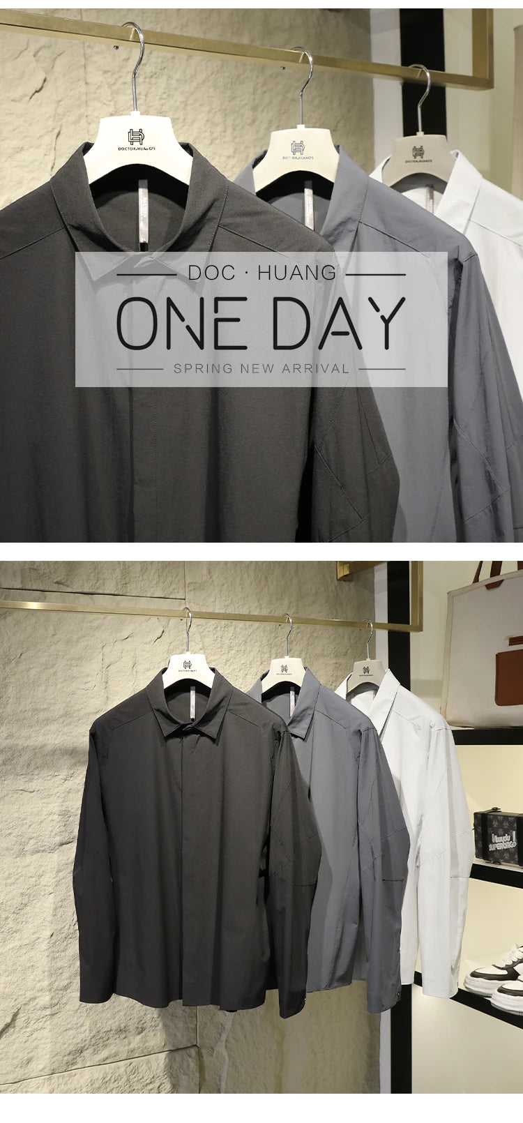 2025 summer new men's business and leisure outdoor quick-drying breathable high-elastic shirt light and thin long-sleeved shirt