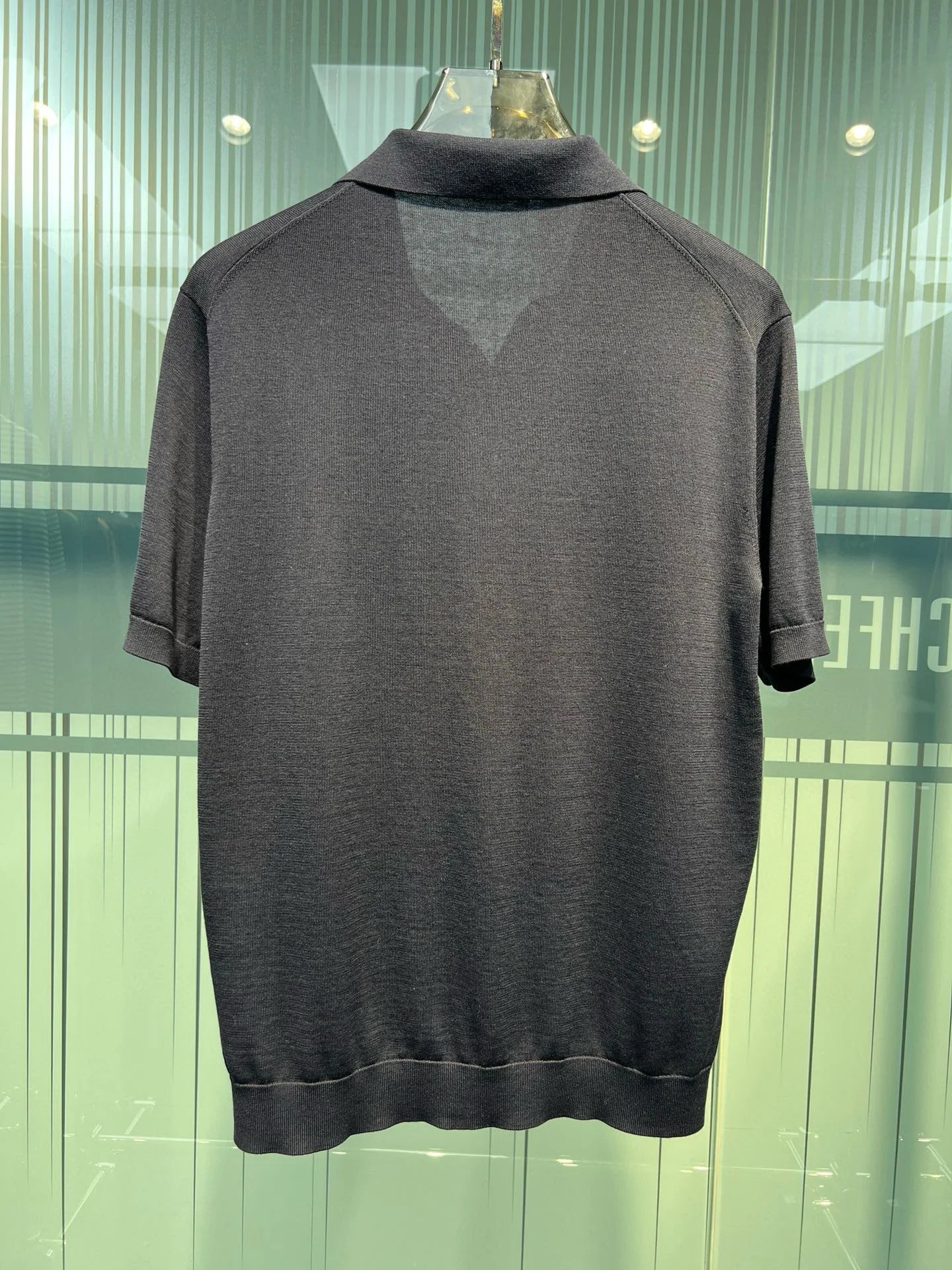 Old Money Style Summer New Mulberry Silk Blended Fabric Sweat Absorbing and Breathable Business Casual Short Sleeve Polo Shirt