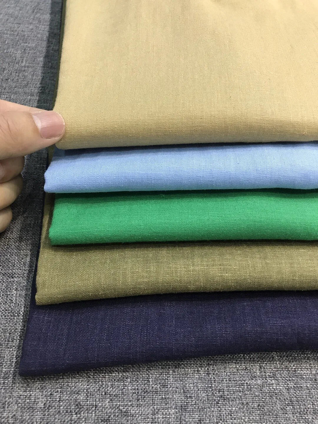 LP old money style high-quality summer collar short business casual linen polo shirt