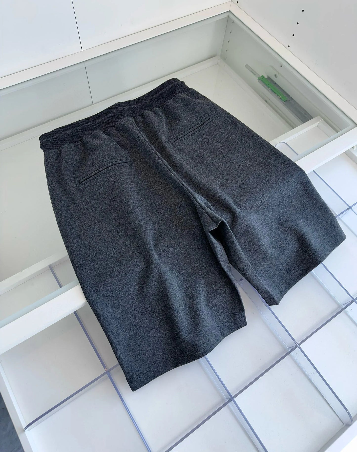 Italian BC high count pure cotton blended breathable fabric retro shorts