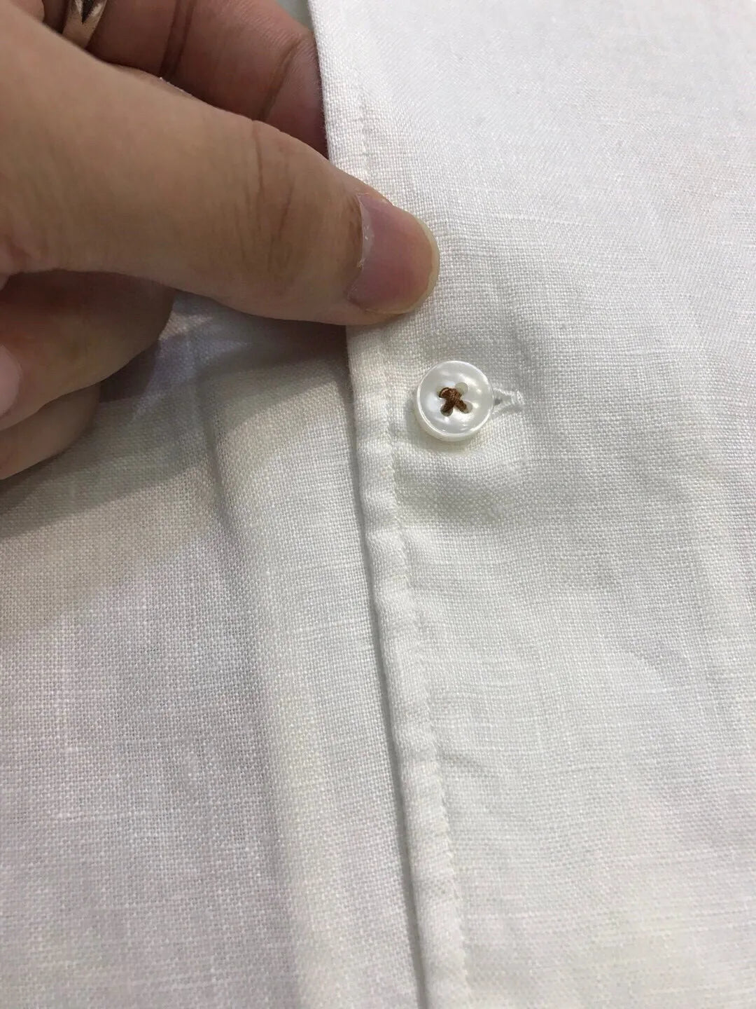 Italian LP Men's Clothing, Linen Business Casual Elegant Minimalist Long Sleeve Shirt Shirt