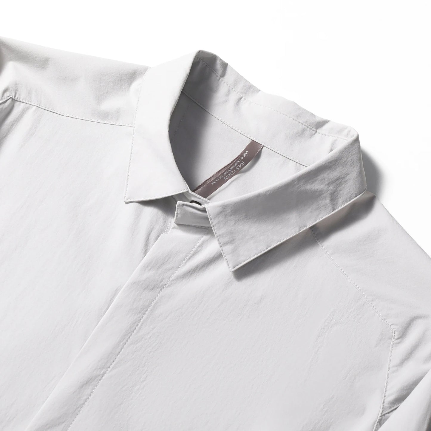2025 summer new men's business and leisure outdoor quick-drying breathable high-elastic shirt light and thin long-sleeved shirt