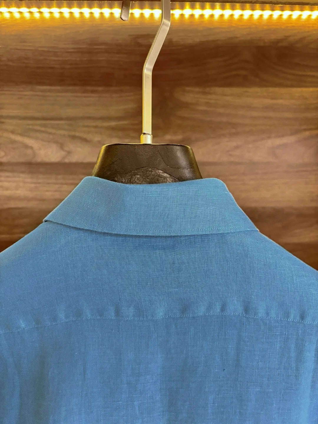 Italian Kiton European and American light luxury men's clothing 25 summer linen casual elegant short sleeved shirt