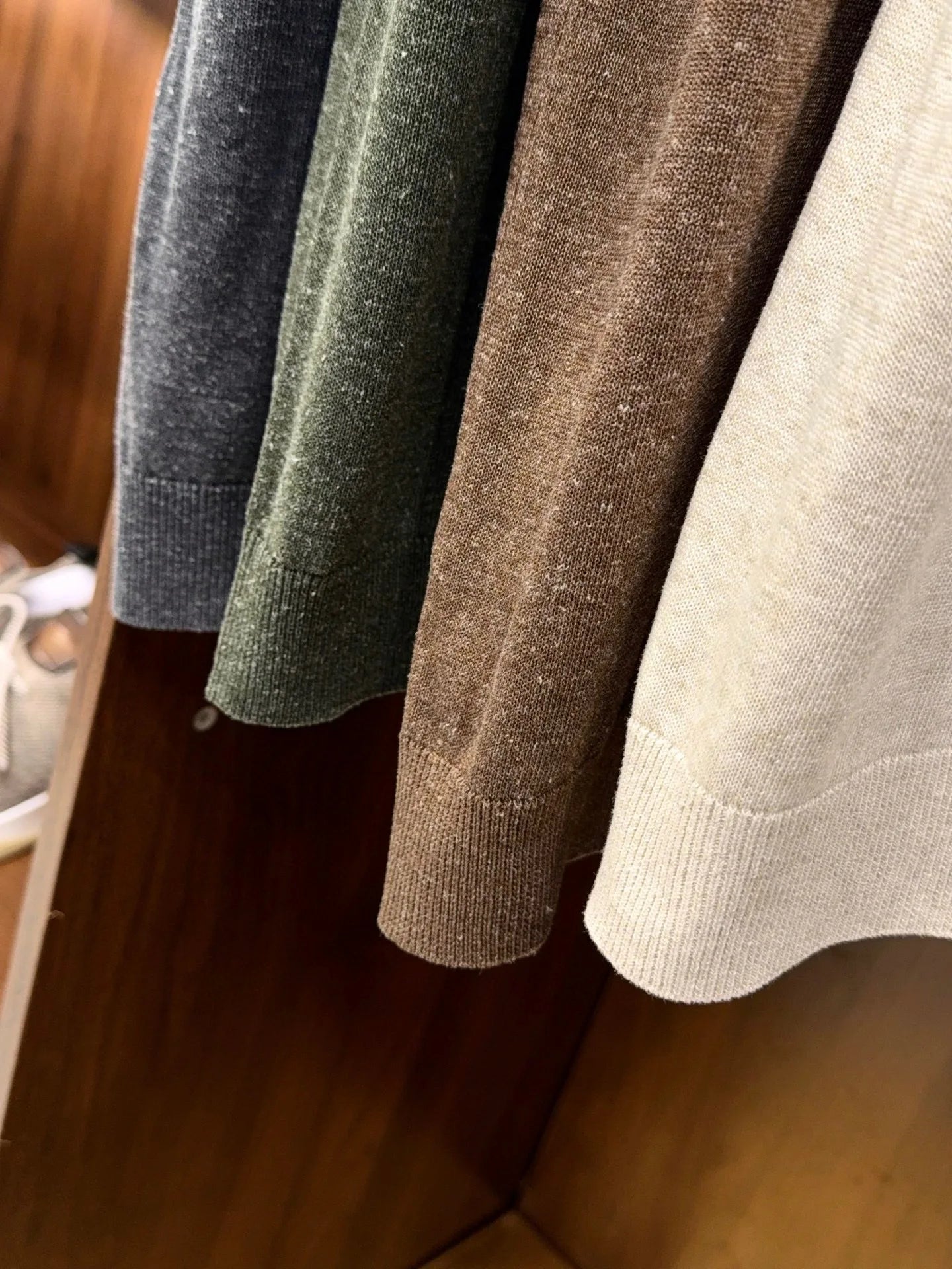 High Quality, Linen Blend, Elegant Business Commuter Stretch Knitted Sweater Lapel Short Sleeve T-Shirt Polo Shirt