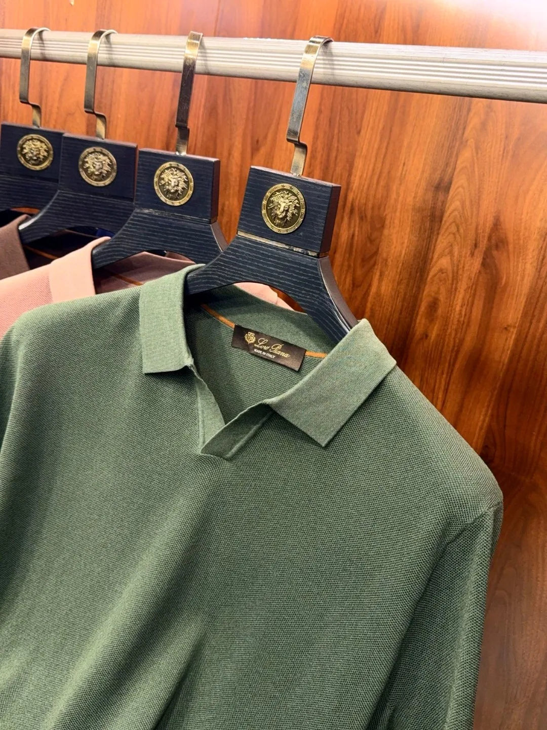 LP Italian old money style light luxury summer mulberry silk mixed Lyocell Haiou collar business casual short-sleeved polo shirt