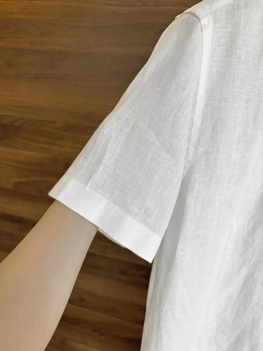 Italian Kiton European and American light luxury men's clothing 25 summer linen casual elegant short sleeved shirt