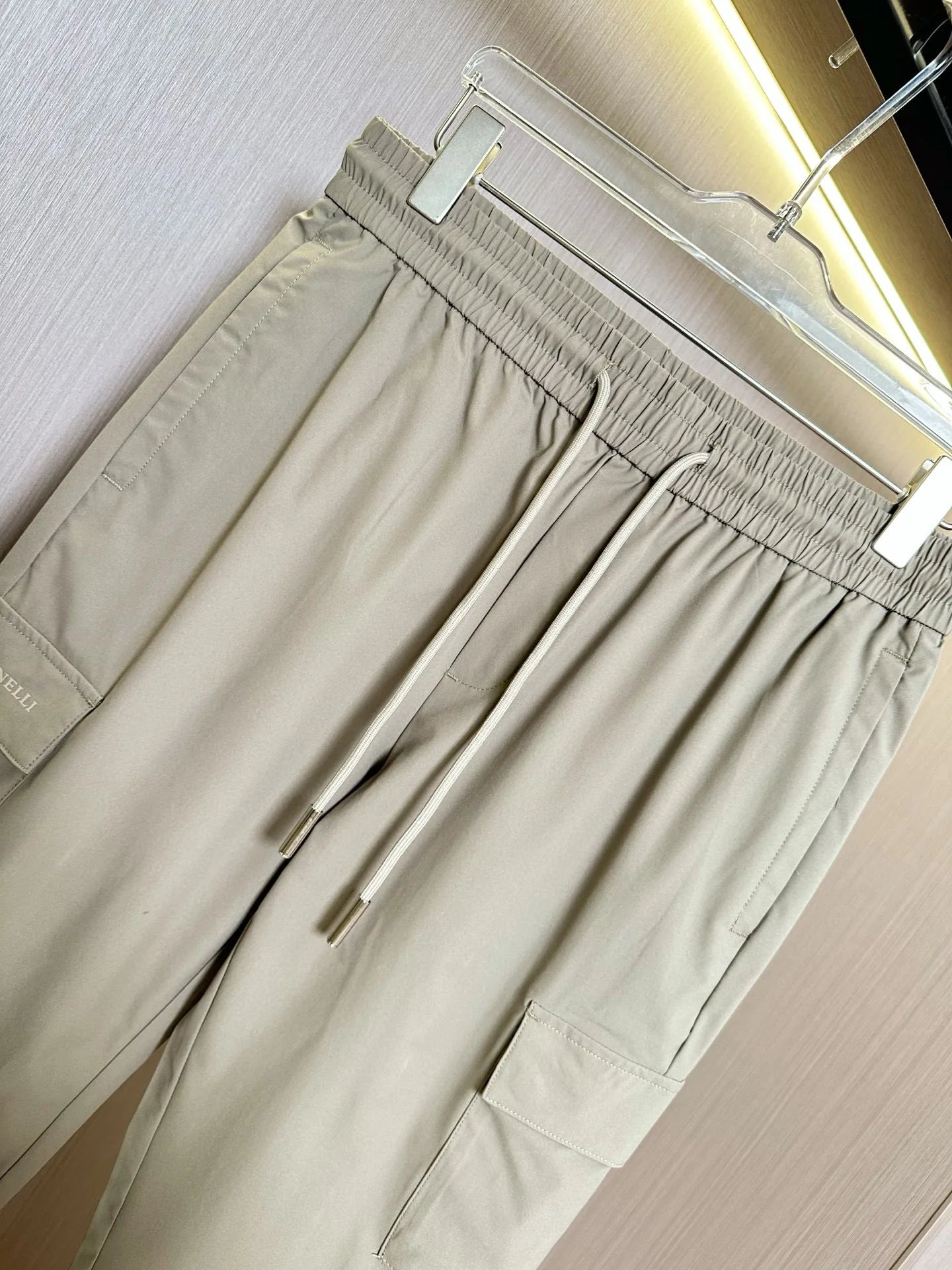 BC men's clothing 25 spring and summer new breathable tooling pockets simple fashion old money wind small straight casual pants
