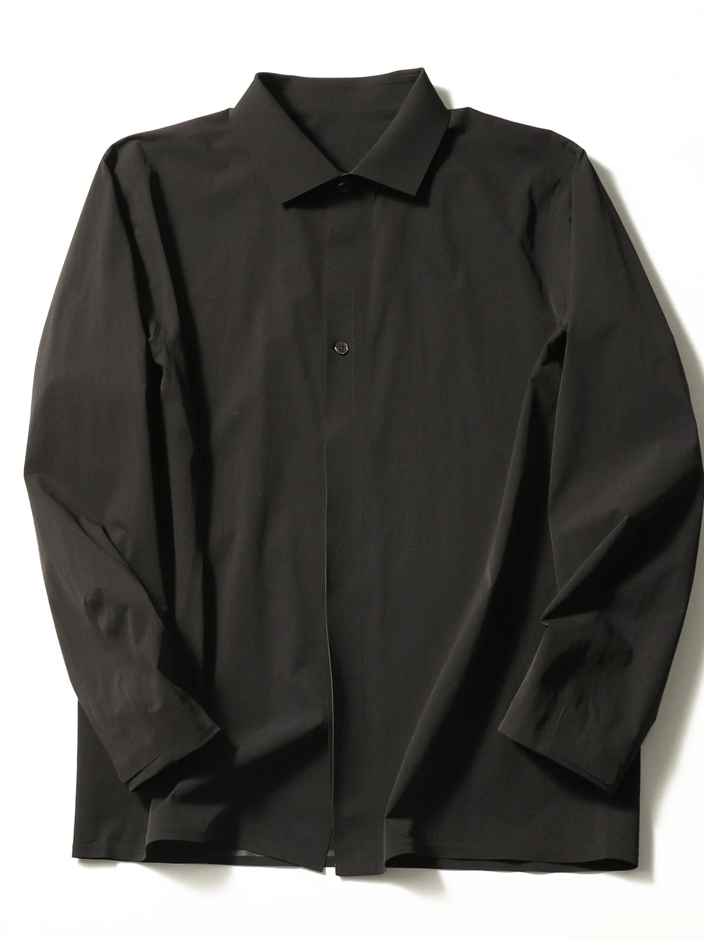2025 Spring and Autumn New Men's Outdoor Functional Wind City Business Leisure Press Glue Non-ironing Long Sleeve Shirt