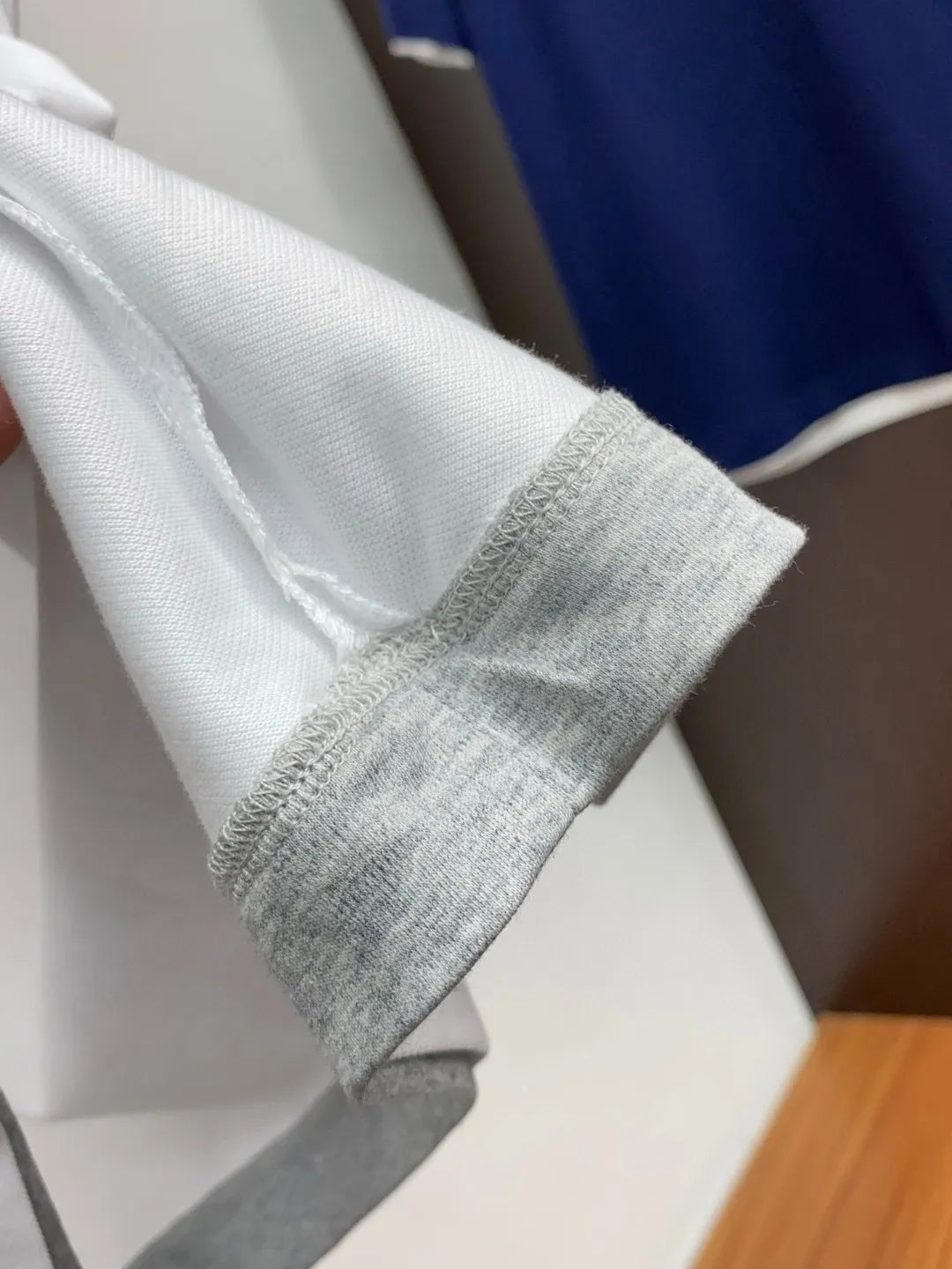 Italian old money style light luxury summer pure cotton lapel simple casual short-sleeved polo shirt